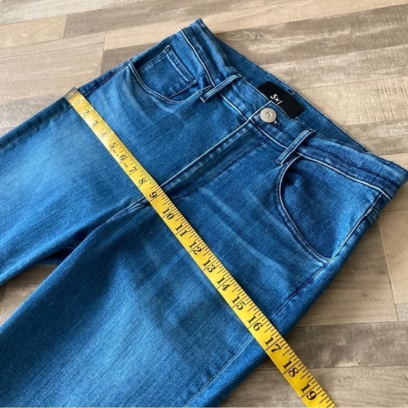 3X1 Jeans NYC Gallia Denim Flare Jeans Cropped Size 29 - Picture 6 of 16